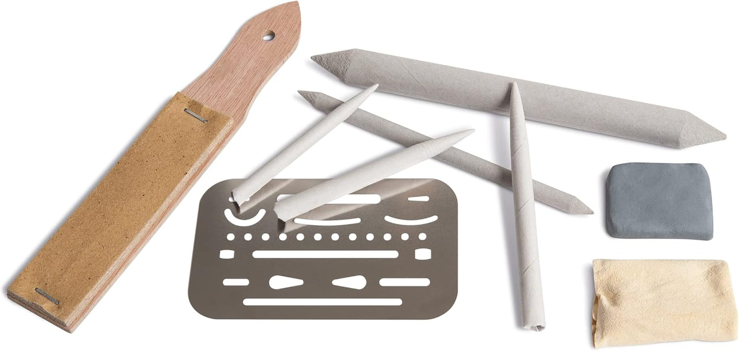 Pastelli - Pastellfarbenset mit 24 Soft-Pastellkreiden, Zeichenset Pastelli
