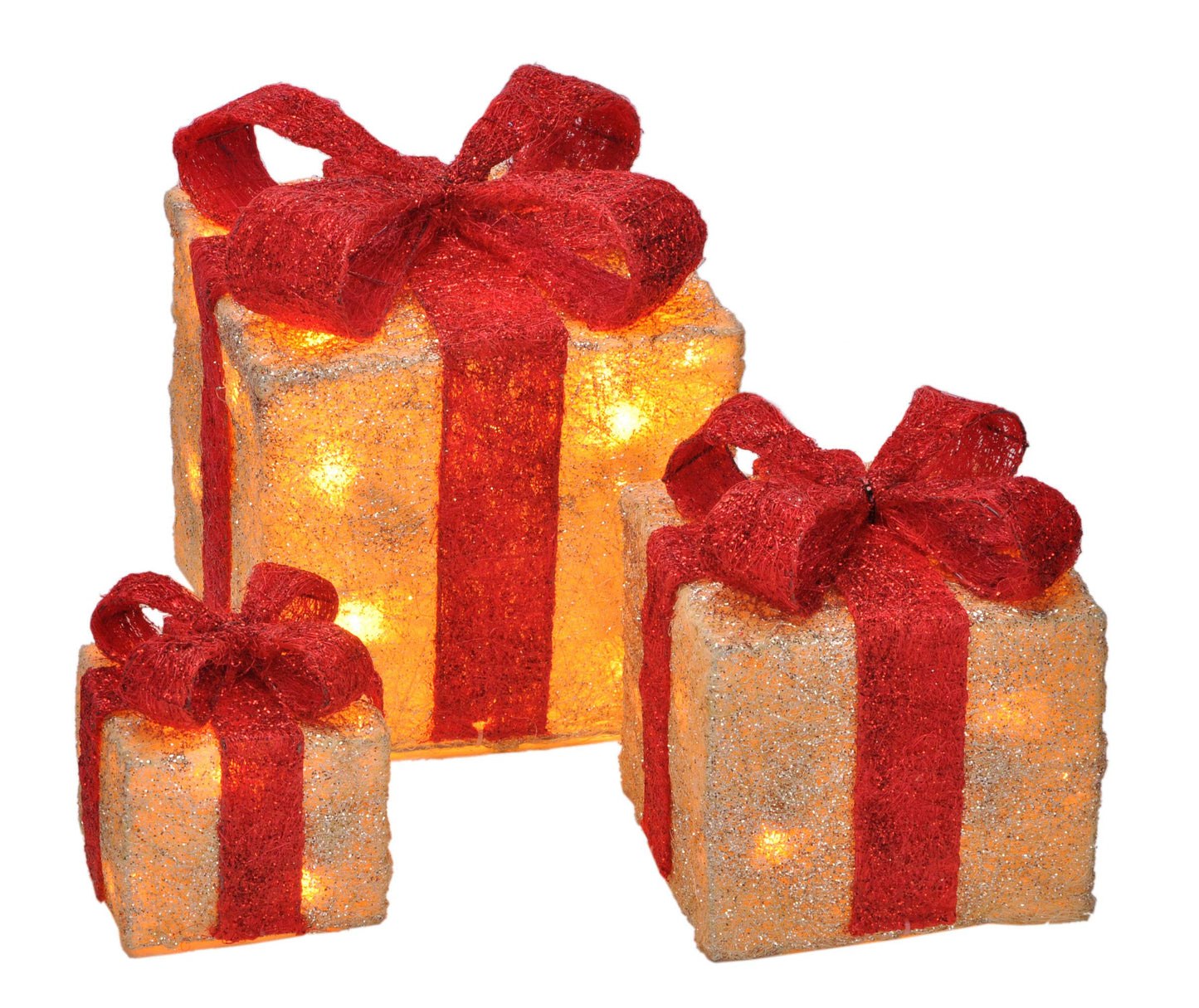 LED Geschenkboxen, Rot