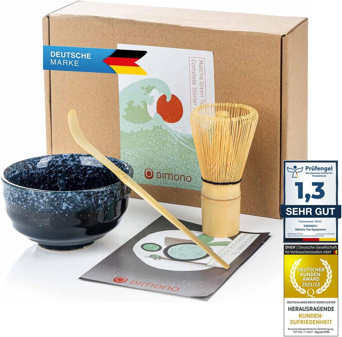 Matcha Tee-Zeremonie-Set mit Schale & Zubehör, Tee Set