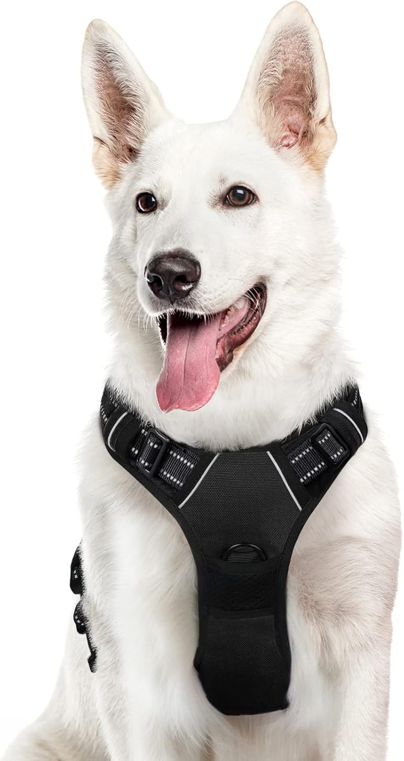 Hundegeschirr, XL (1er Pack), Schwarz