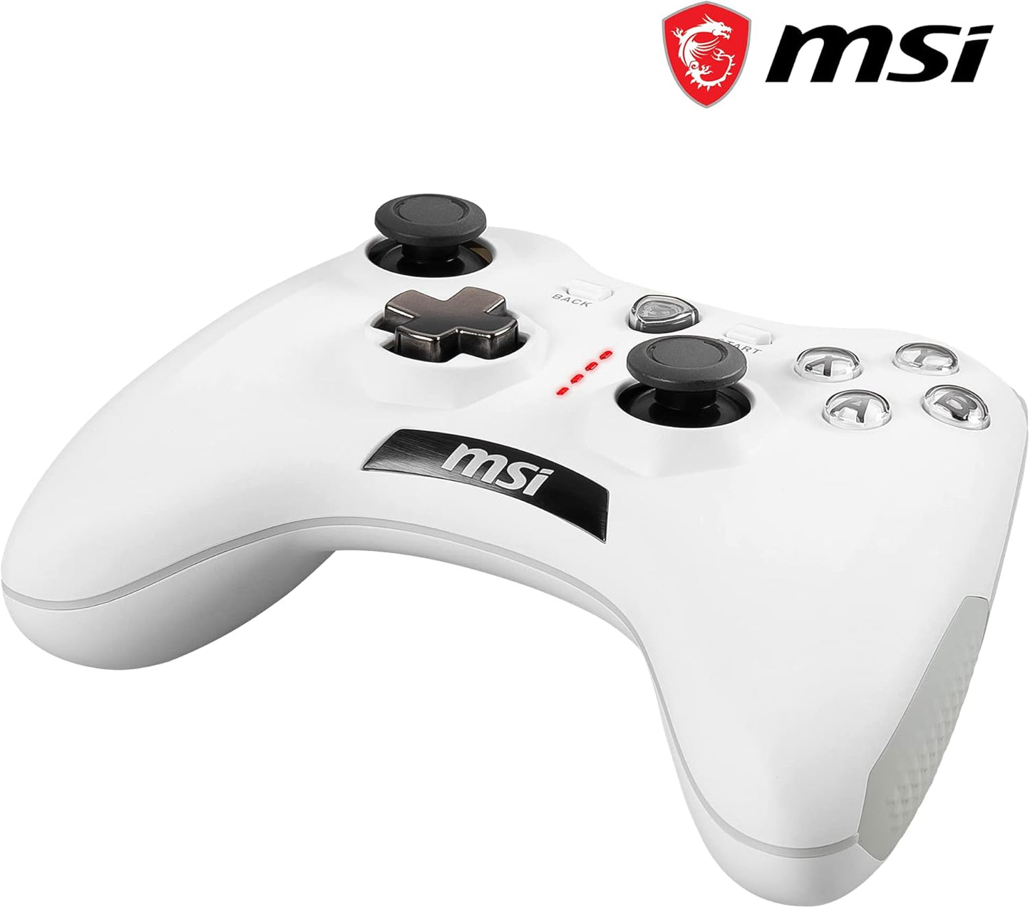 Force GC20 V2 Gaming Controller mit Vibrationsmotoren, weiss / kabelgebunden / FORCE GC20 V2