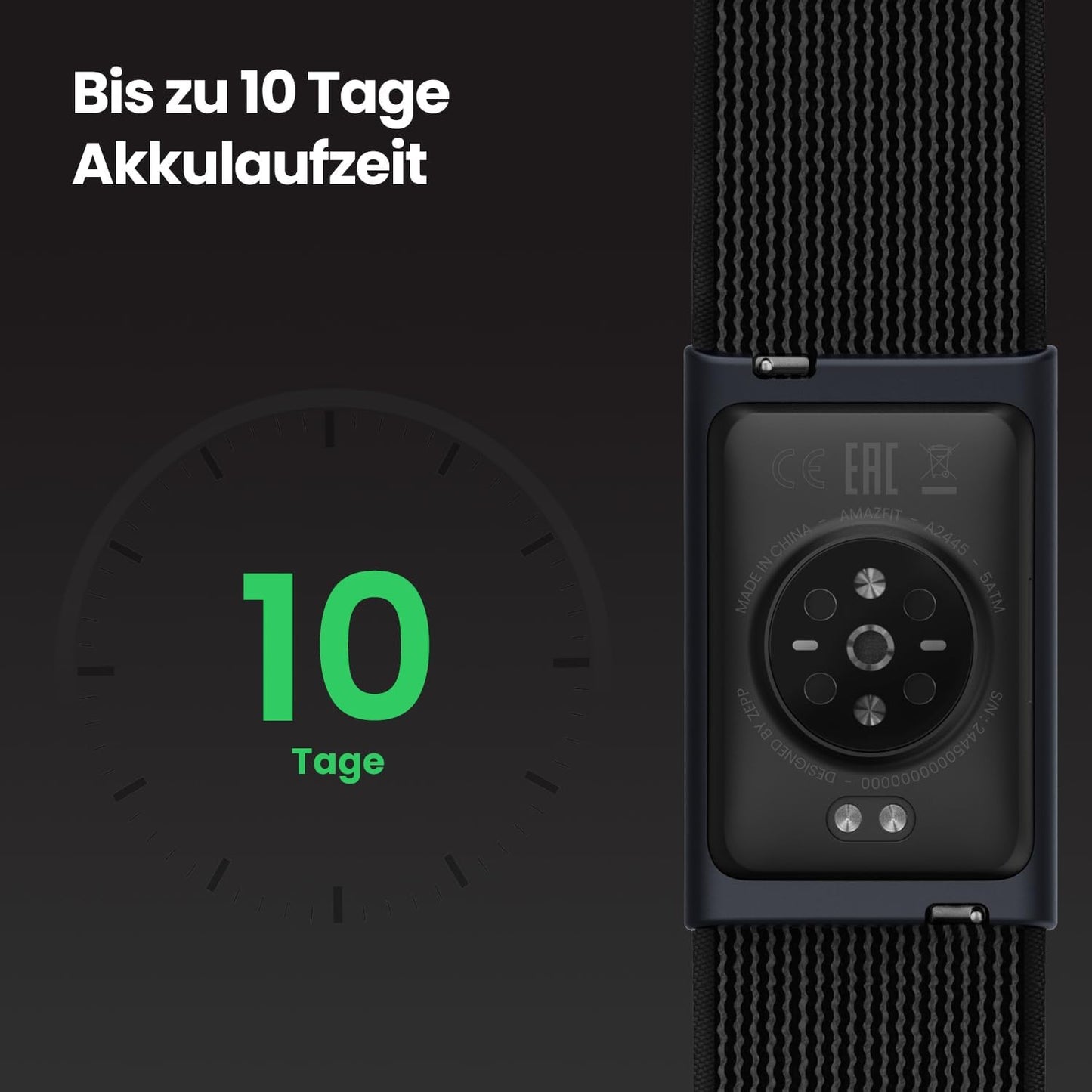 Smart Band Fitness-Tracker mit Herzfrequenz & 27 Sportmodi