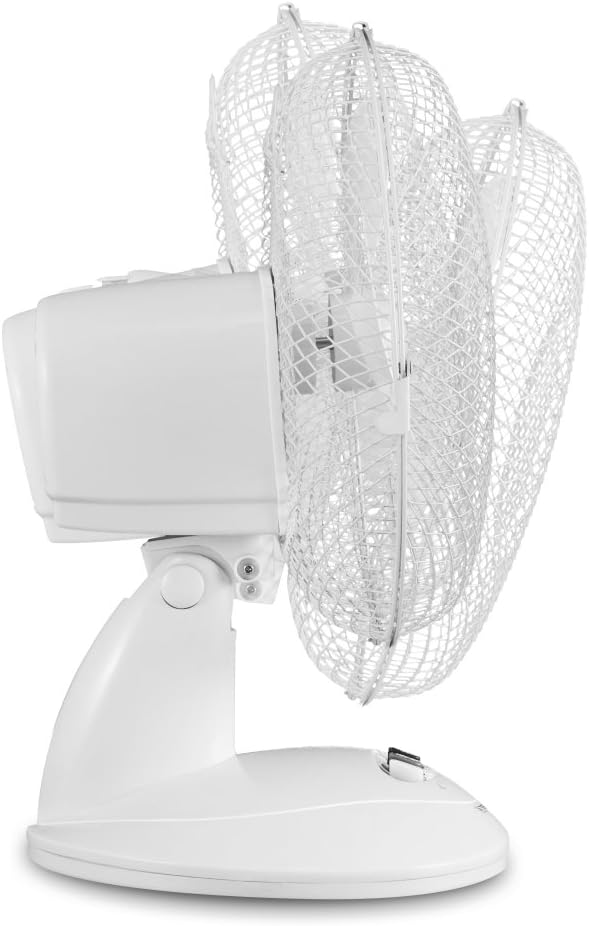 Tischventilator TVE 9, oszillierend 90°, 23 cm - 90° Weiss
