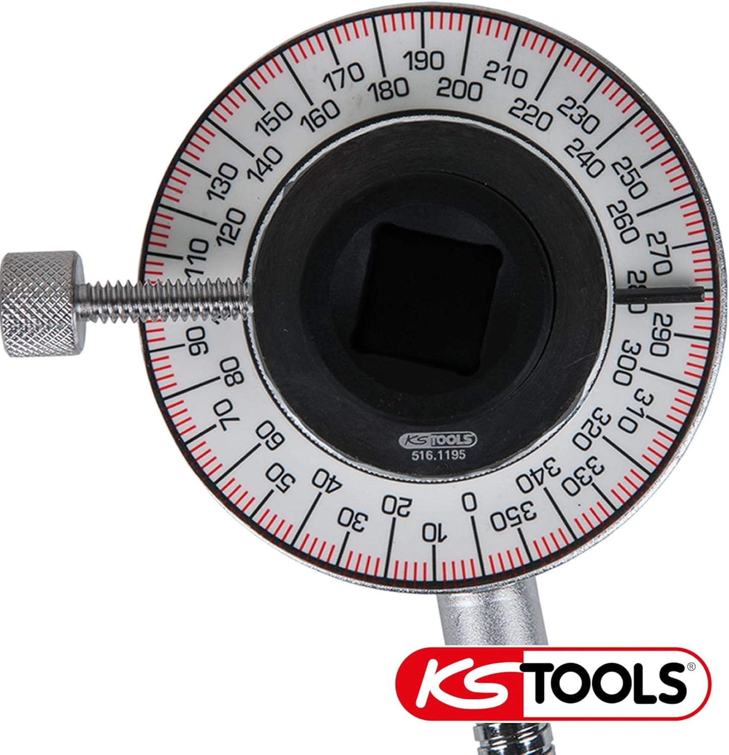 Drehwinkelmessscheibe mit flexiblem Krallenarm, 1/2" Kralle