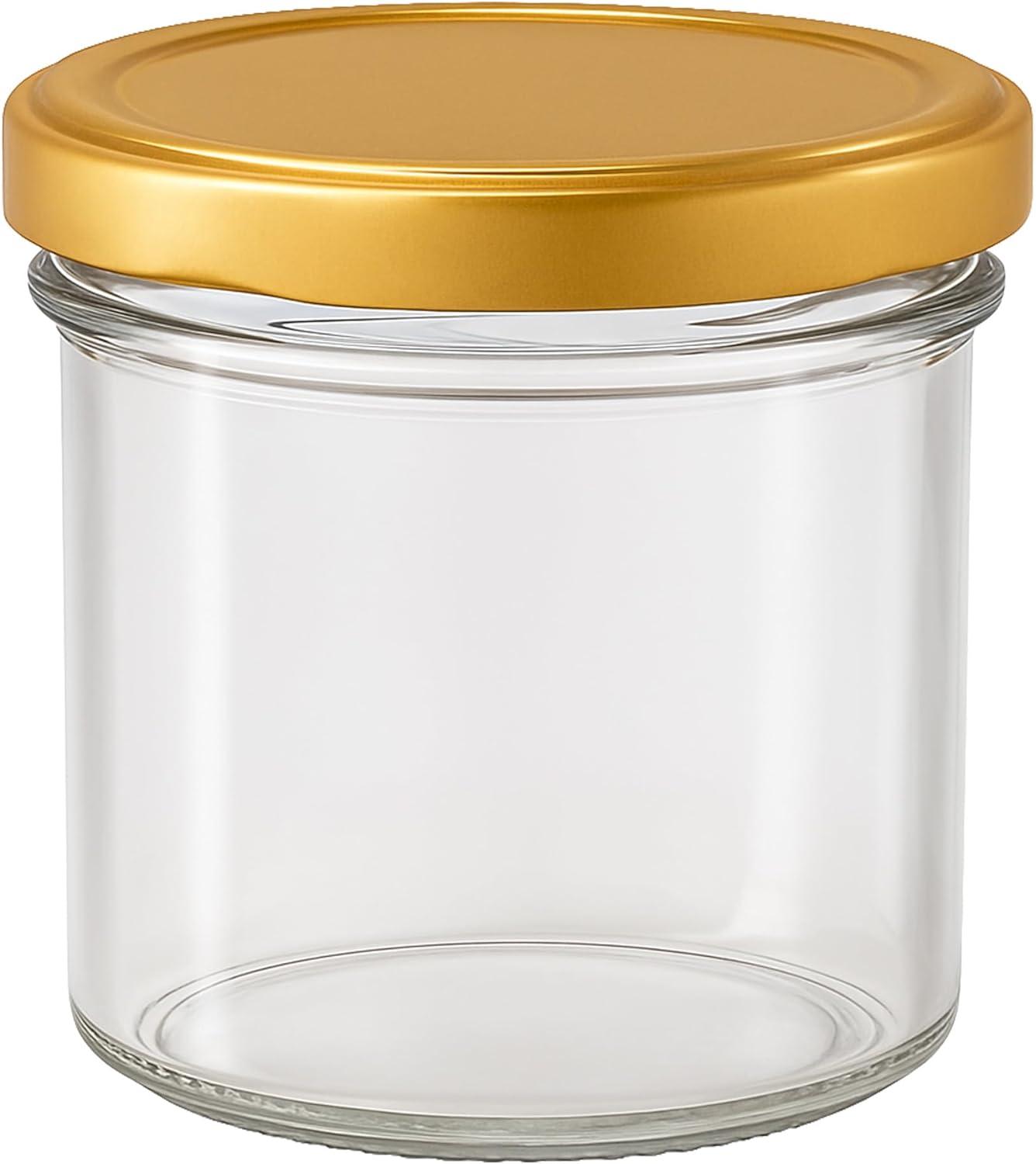 Marmeladengläser-Set mit Deckel und Etiketten, 25 Stück, Gold 125 ml 25
