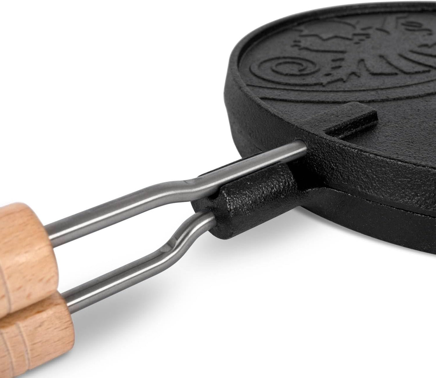 Wende-Waffeleisen für Outdoor-Küche