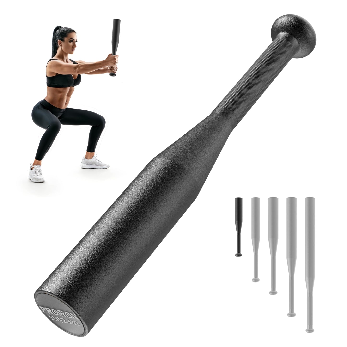 Indian Club-Bell für Ganzkörper-Workout, 1-5LB