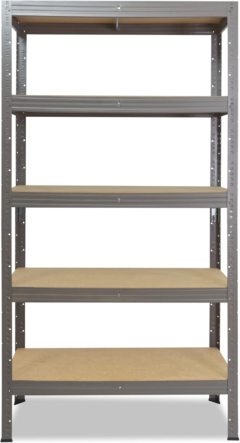 Schwerlastregal mit 5 Böden, H: 180cm / B: 110cm / T: 40cm