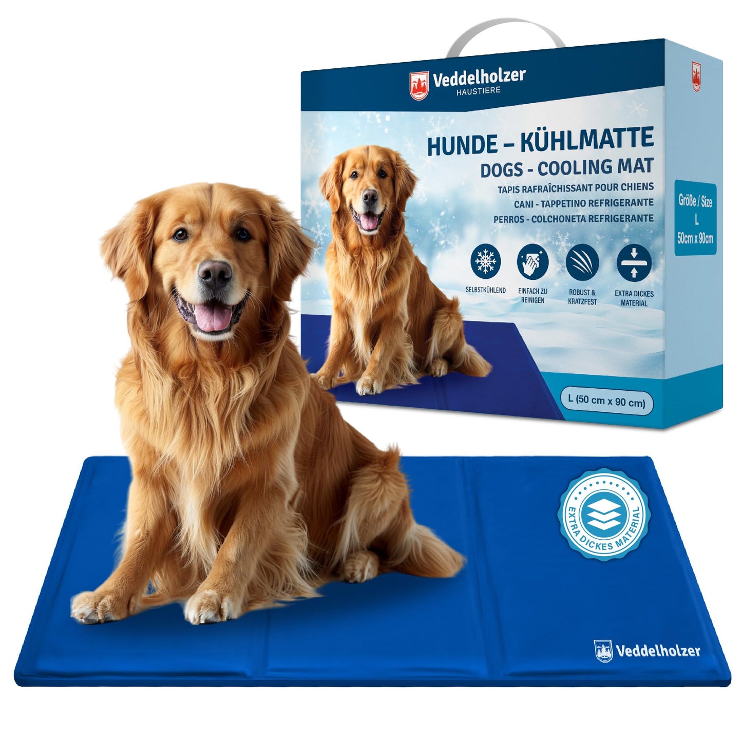 Selbstkühlende Hundematte, M Matte