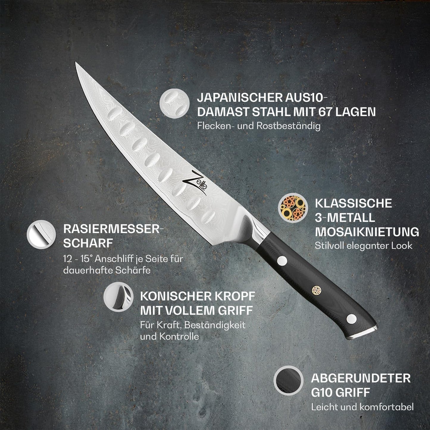 Ausbeinmesser Gokujo, Ausbeinmesser Gokujo 15 cm