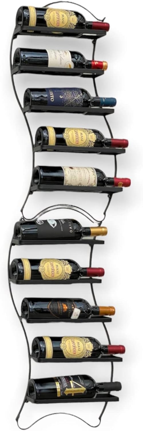 Erweiterbares Weinregal für Wand