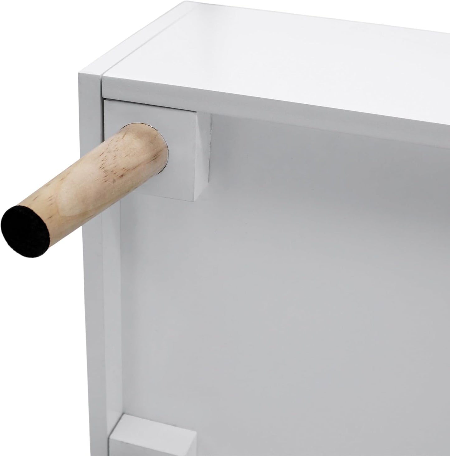 Kinder Aufbewahrungstruhe im Wolken-Design, Weiss