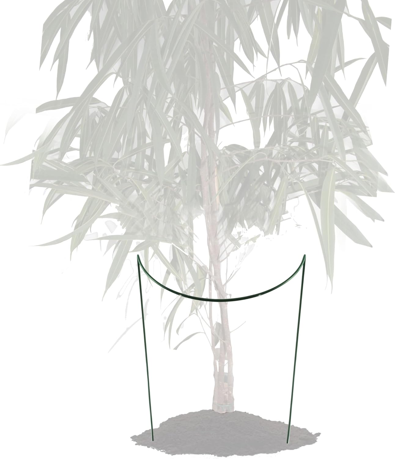 Halbrunde Pflanzenstützen-Set (20 Stück, 70 cm hoch), 20, 70 cm hoch - halbrund