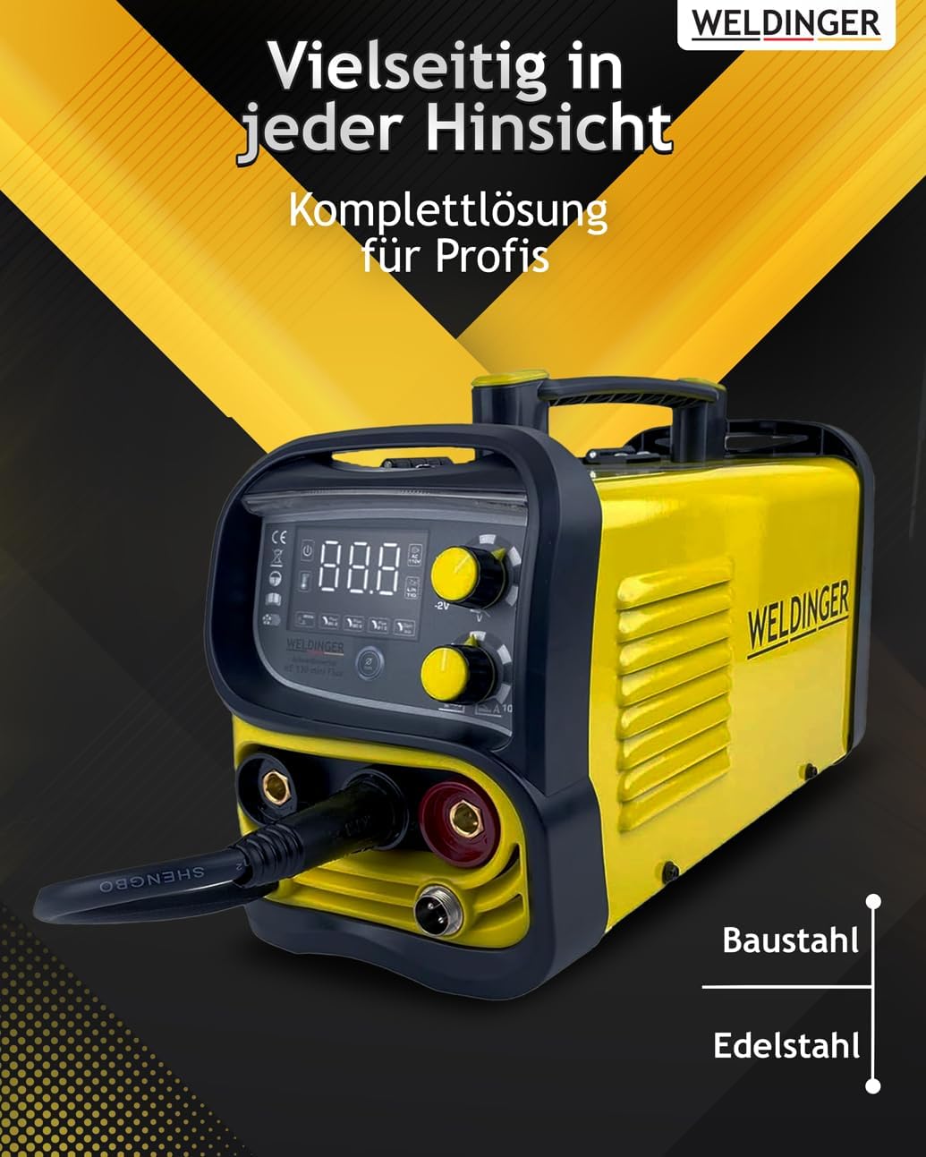 Fülldrahtschweissgerät ME 130 mini Flux Set + Zubehör, mini FLUX