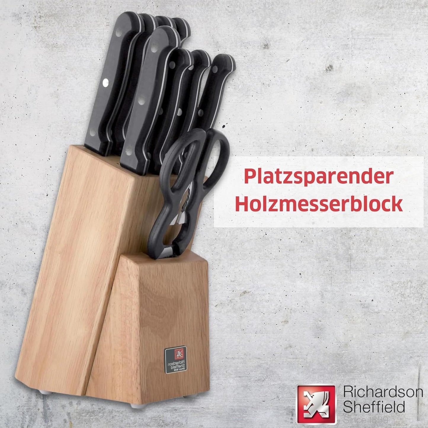 ARTISAN Messerblock 9-teilig, Messerblock 9-teilig