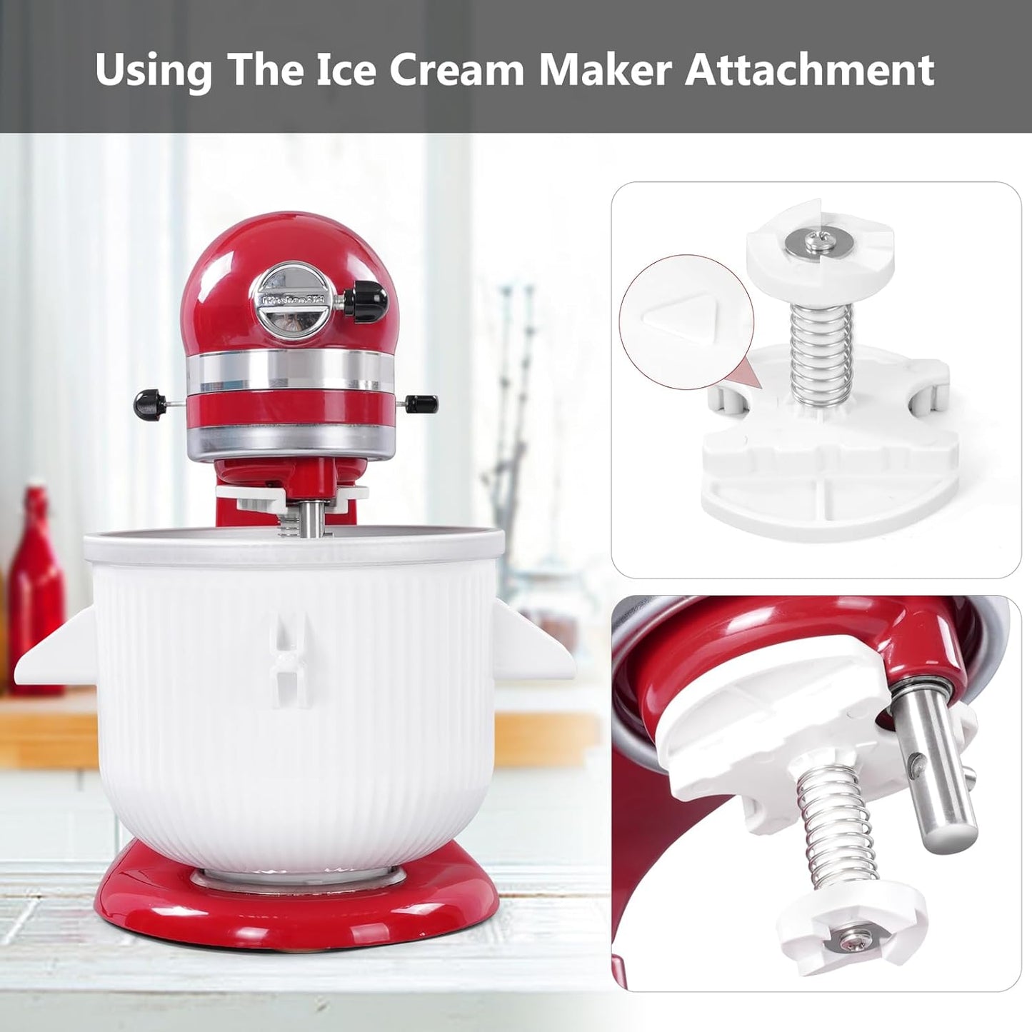 Eismaschinen-Aufsatz für Kitchenaid