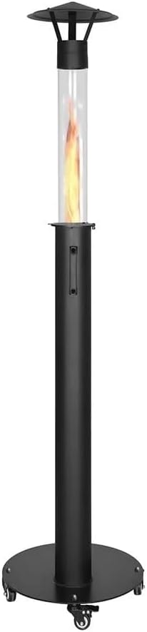 Pelletkamin P07 mit Rädern, P07