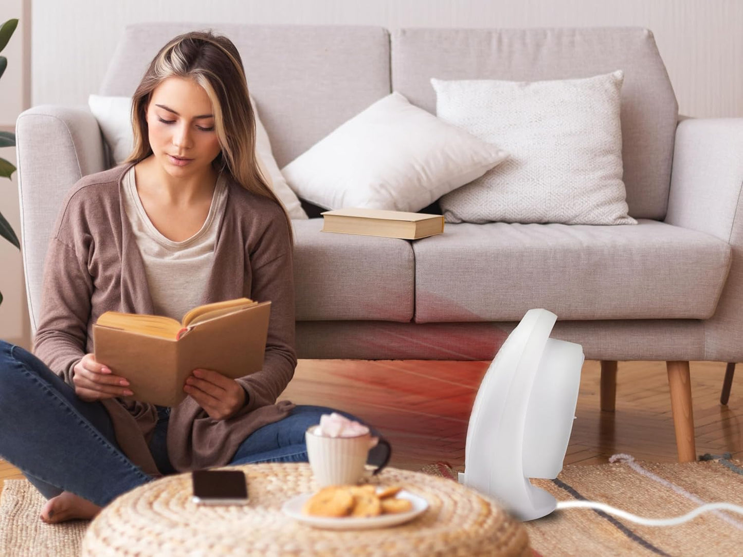 Heizlüfter P203TER202 mit Thermostat und Eco-Modus