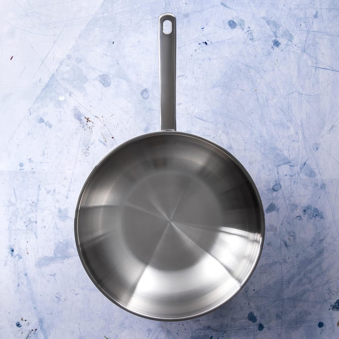 Bright Edelstahl Wok, 28cm Wok Wokpfanne