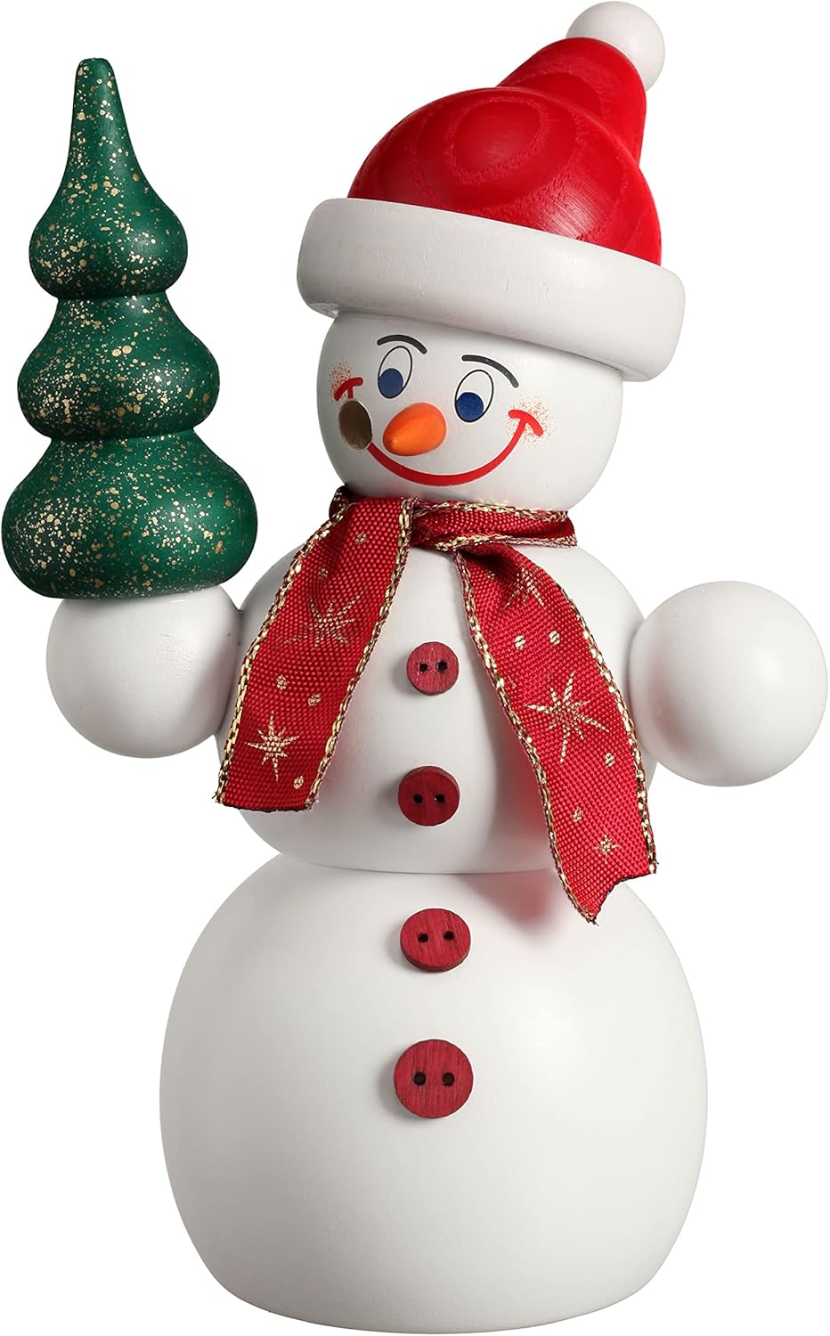 Räucherfigur Schneemann, Als Weihnachtsmann
