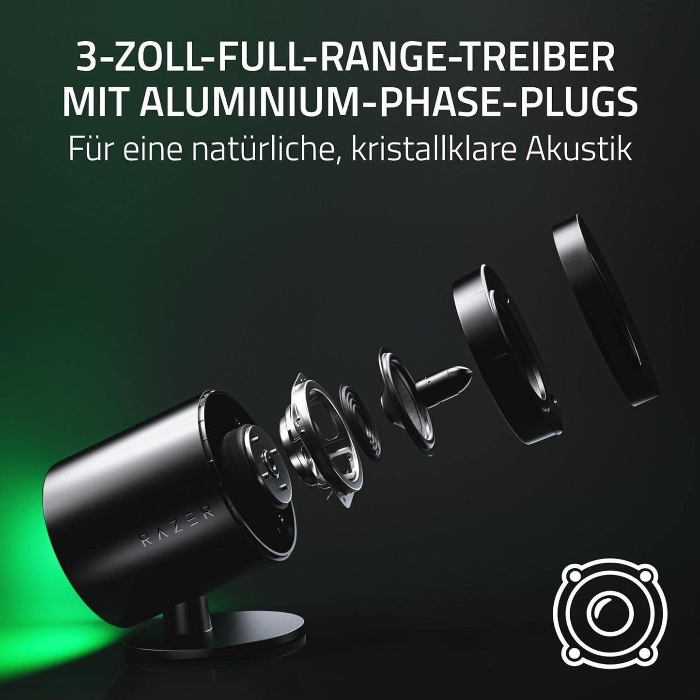 Razer Nommo V2 Pro, Minimalistisch" oder "Funktional