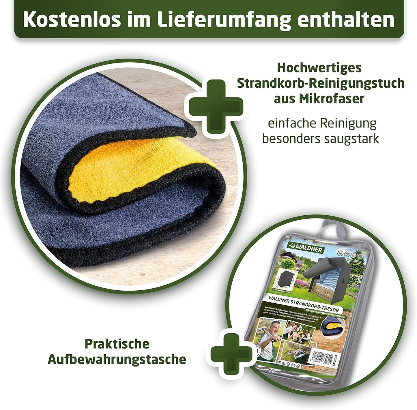 Wasserdichte Schutzhülle für Strandkorb, 135 x 105 x 175 cm, Breite 135cm