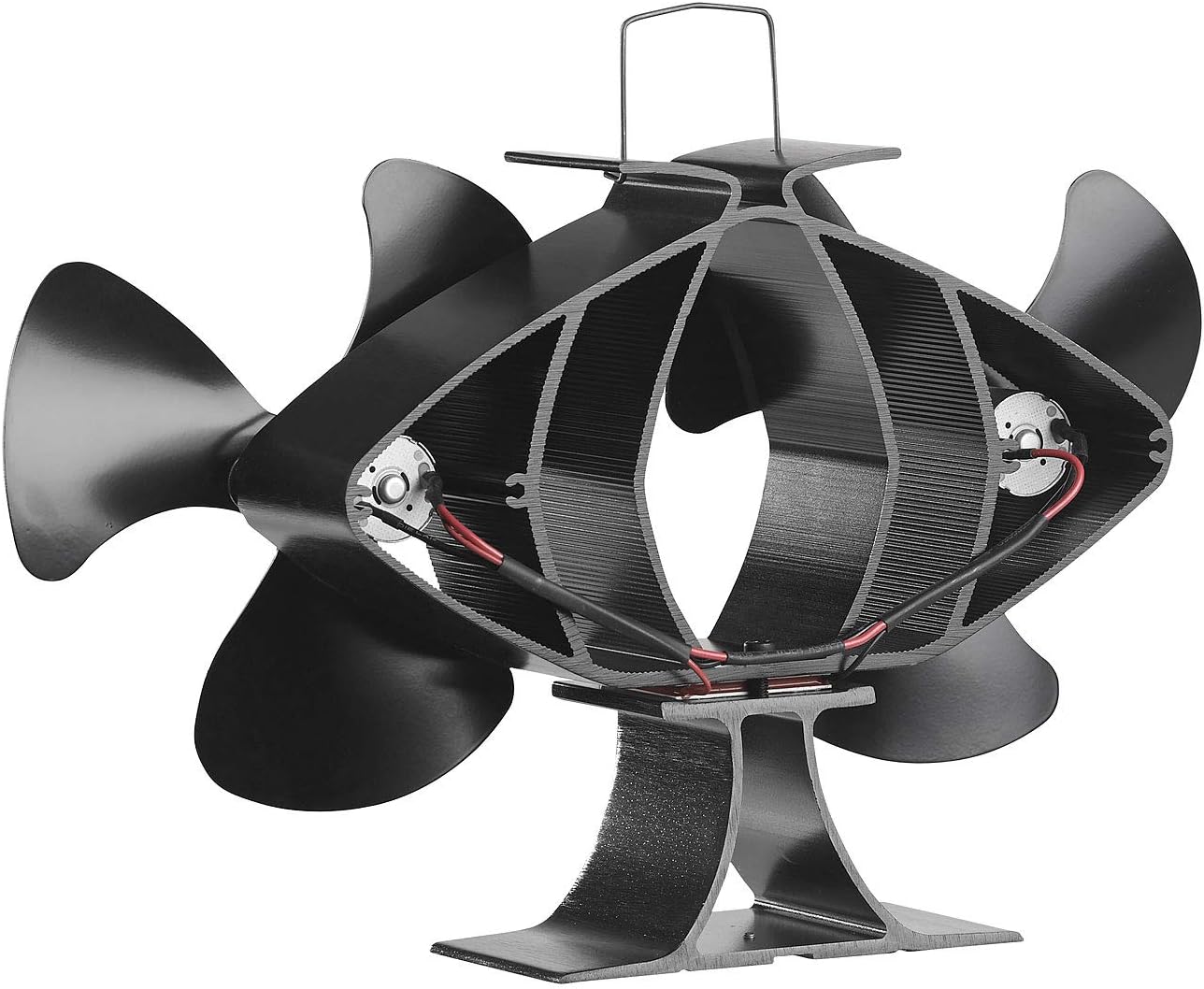 Stromloser Kaminofen-Doppel-Ventilator