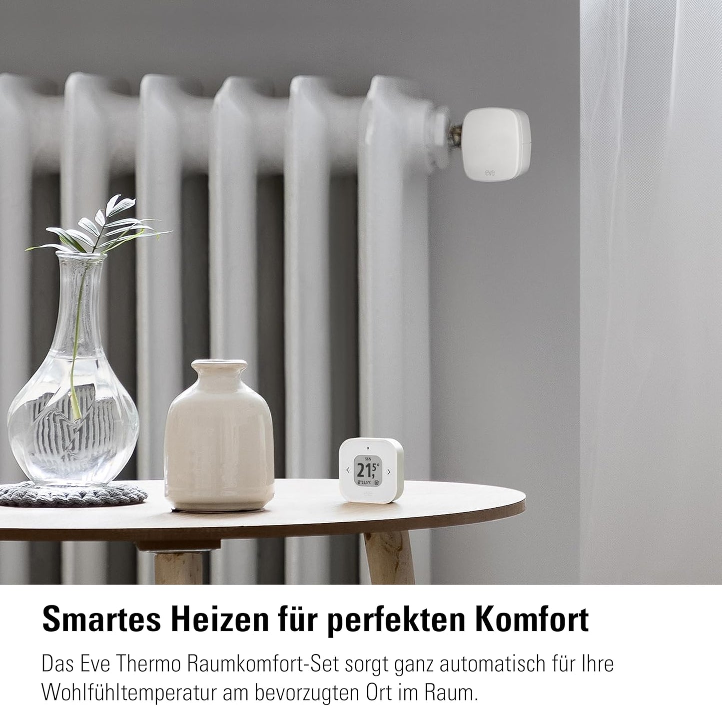 Thermo Raumkomfort-Set für 1 Heizkörper, Eve Raumkomfort-Set (Matter)