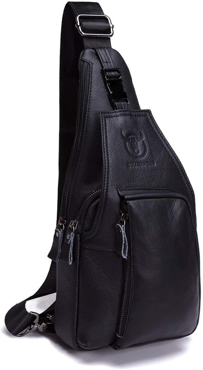 Ledertasche für Herren - Schulter-/Brusttasche