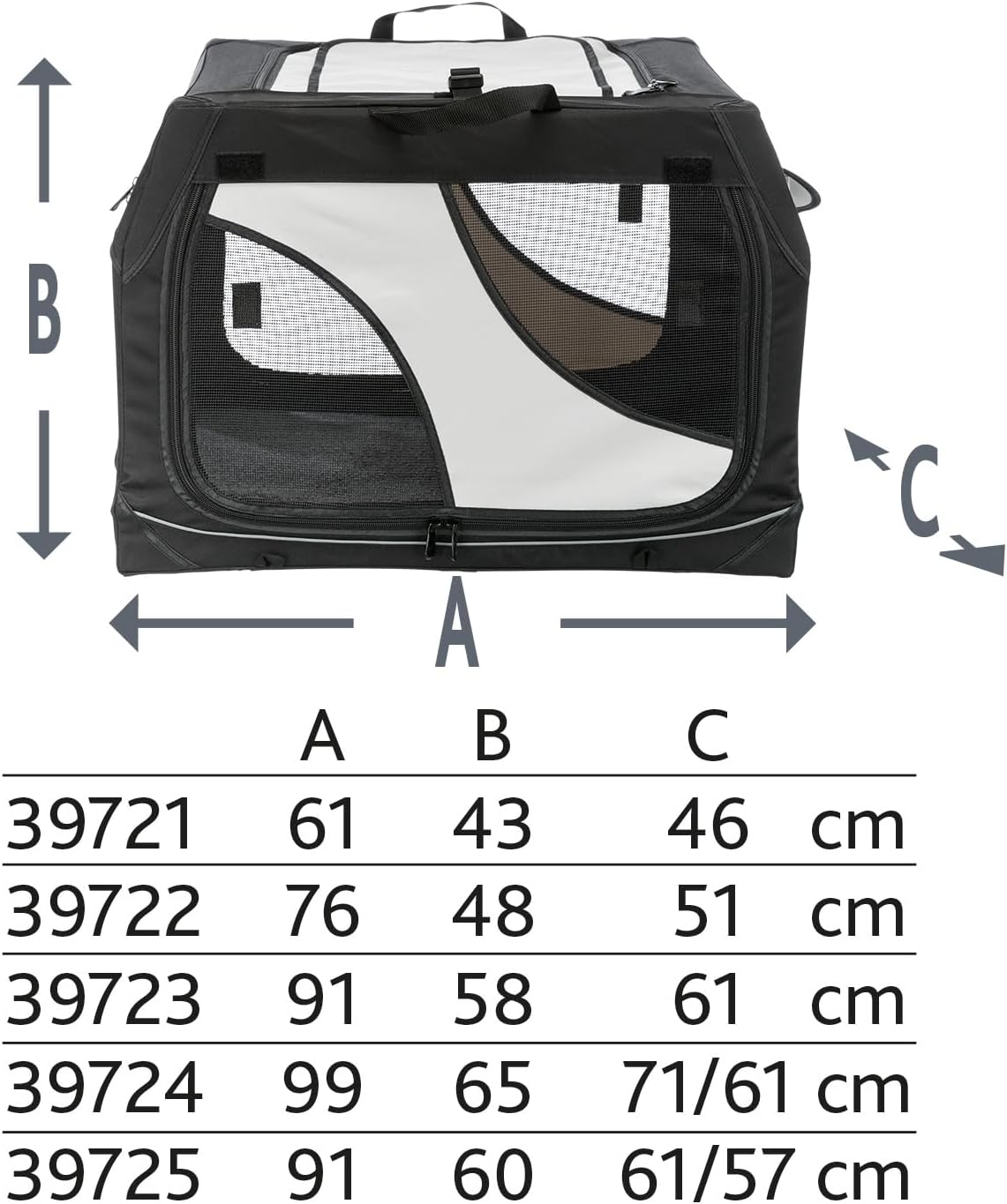 Hundebox Vario 39724, L 98 x B 70 x H 67 cm