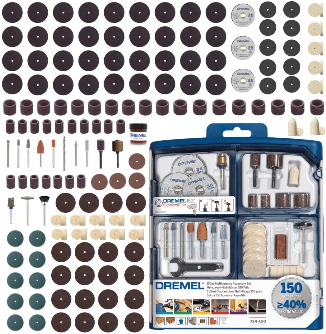 SC724 EZ SpeedClic Mehrzweck Zubehörset, 150 Zubehörteile
