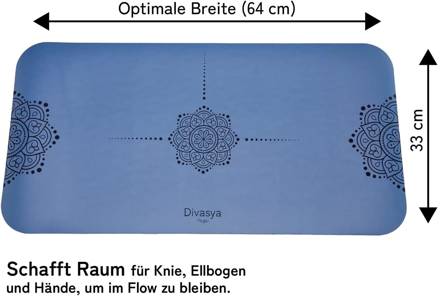 Yoga Knie-Pad, Blau