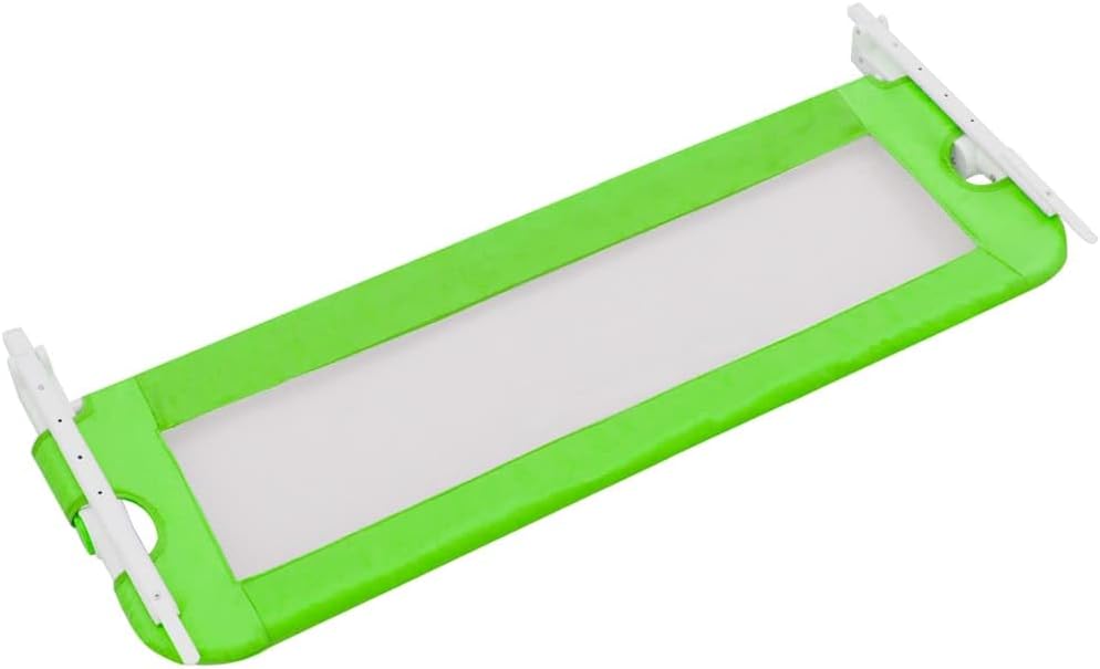 Bettschutzgitter für Kinderbett 120x42 cm, 120 x 42 cm Grün