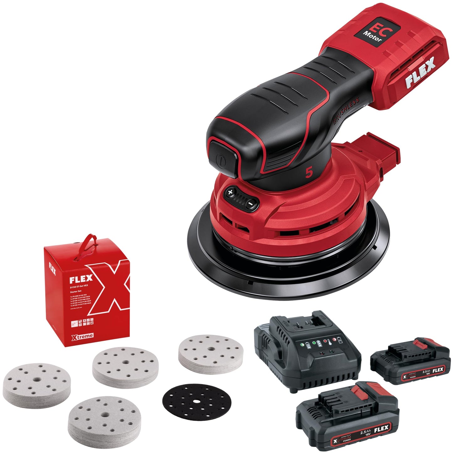 Akku-Exzenterschleifer ORE 5-150 18-EC C Set