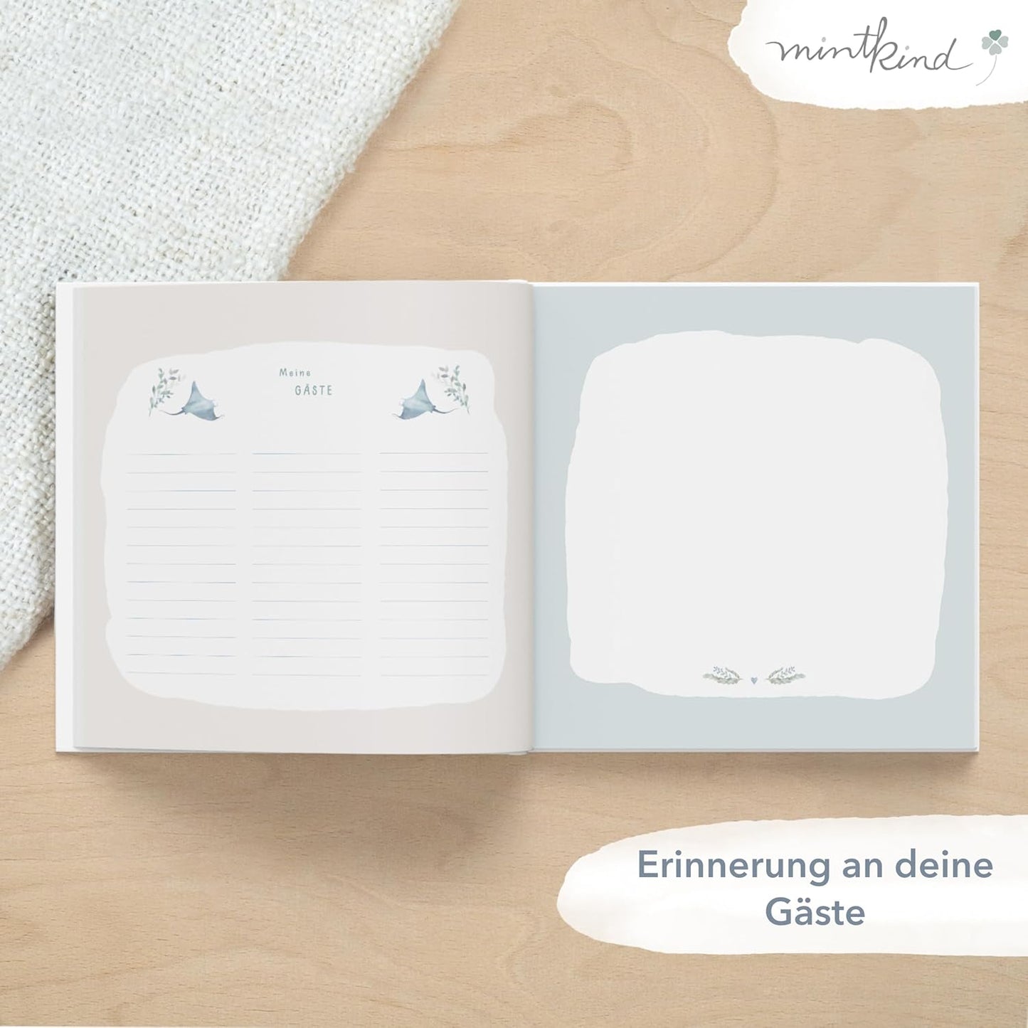 Kommunion Gästebuch, Wal