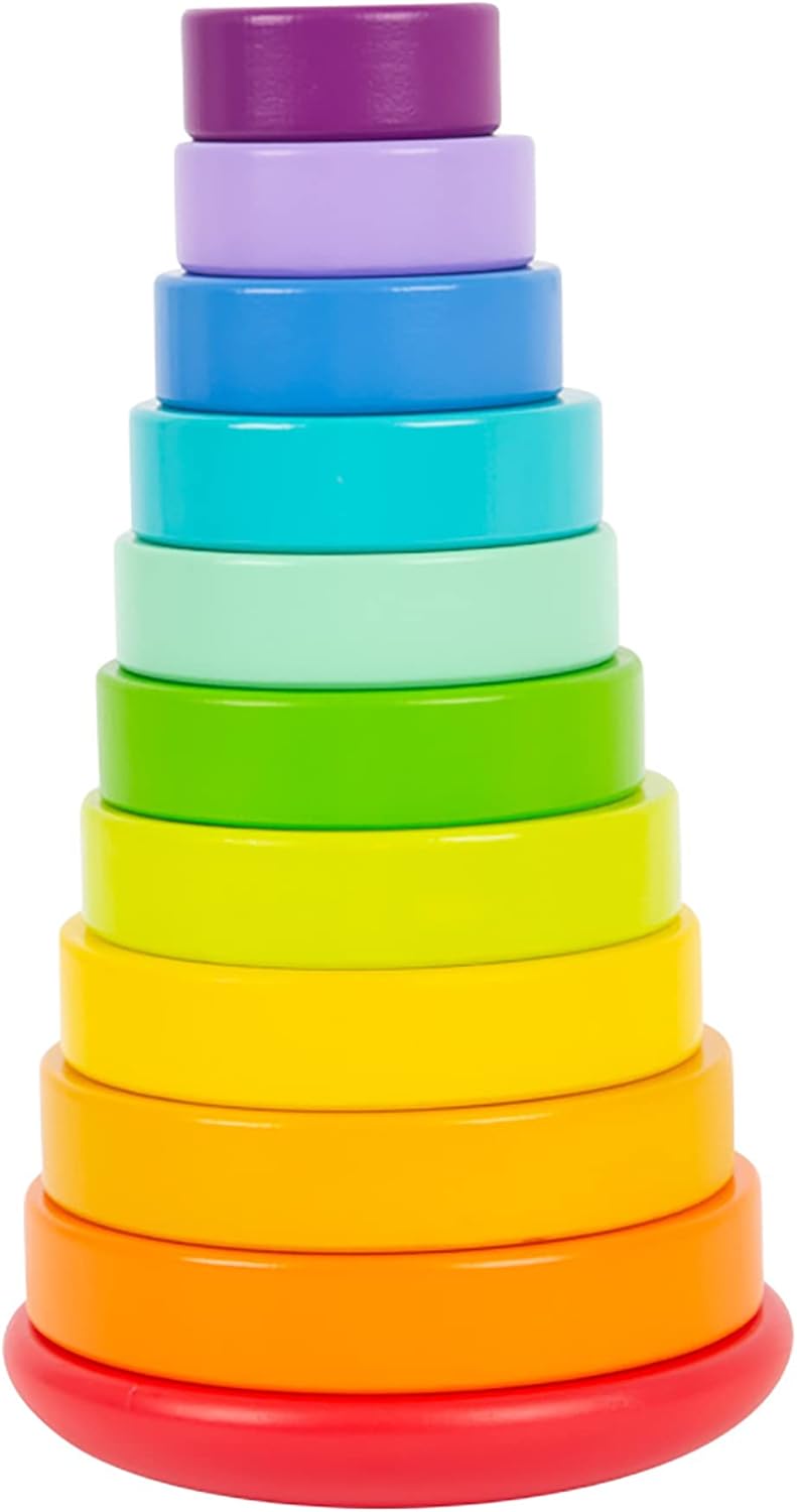 Stapelturm Steckspiel Regenbogen (ab 12 Monaten), Steckspiel