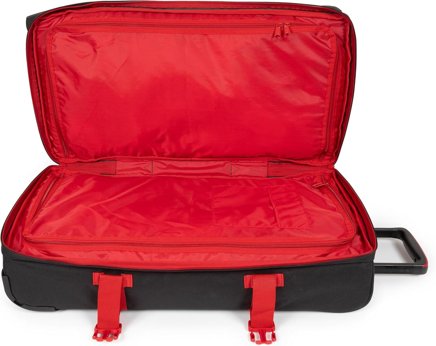 Grosser Reisekoffer TRANVERZ L (121 L), Kontrast Scarlet