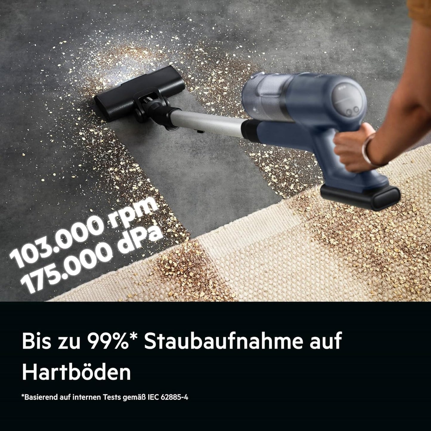 Akkustaubsauger Serie 6000 AP61CB21DB, Blau, Serie 6000 AP61CB21DB