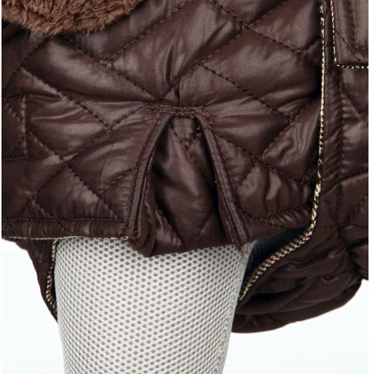 Winter Hundemantel Rouen, Braun 43 cm