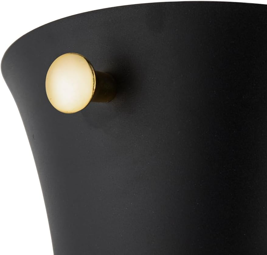 Sektkühler Classic Edelstahl 8 Liter, Farbe: Schwarz