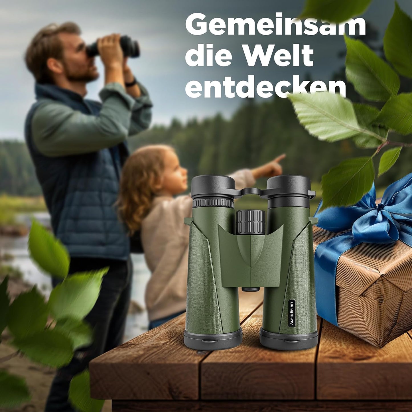 Fernglas 8x42 inkl. Hardcase, 8x42 Grün