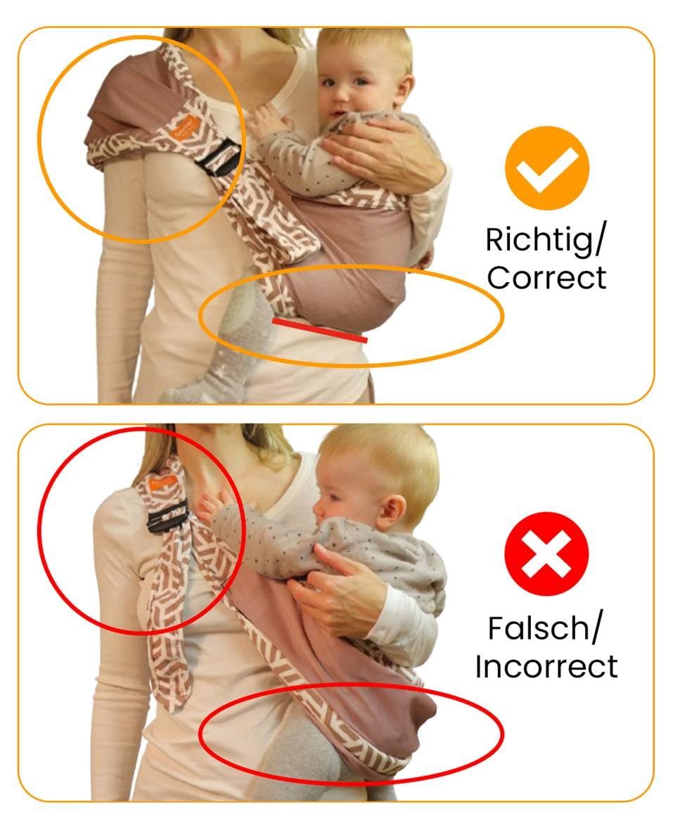 Ergonomische Hüfttrage für Babys, V3.0 Dunkelblau