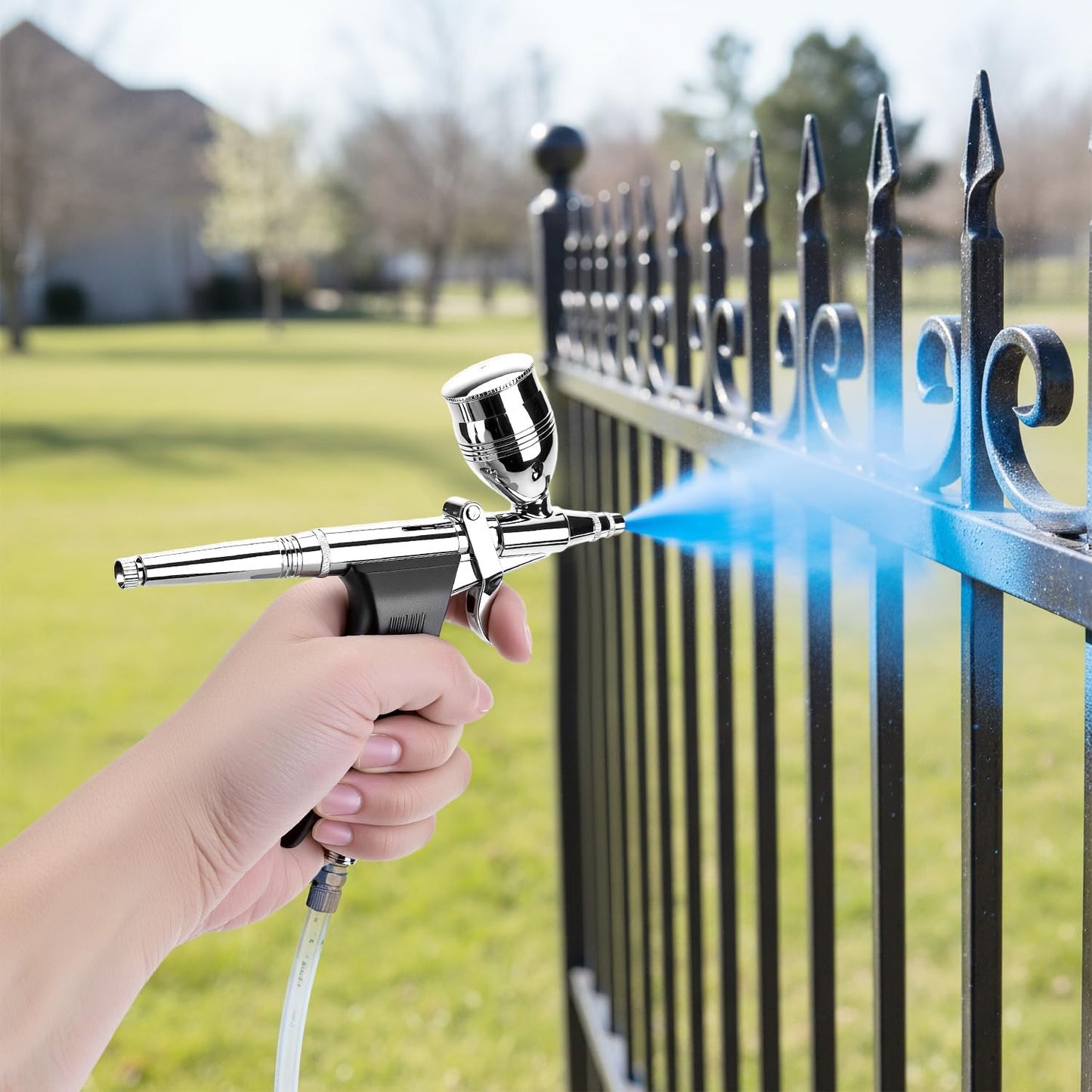 Airbrush-Kit mit Pistole und Düsen, Normale Düse