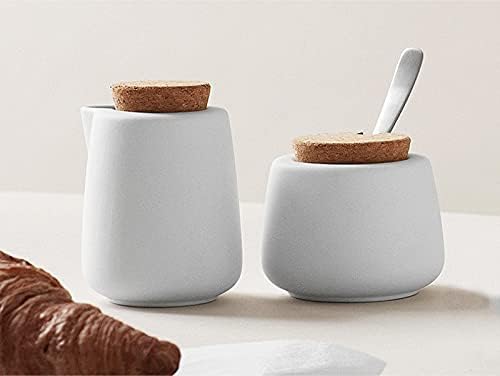 Zucker- und Milchkännchen-Set Nicola, reinwess