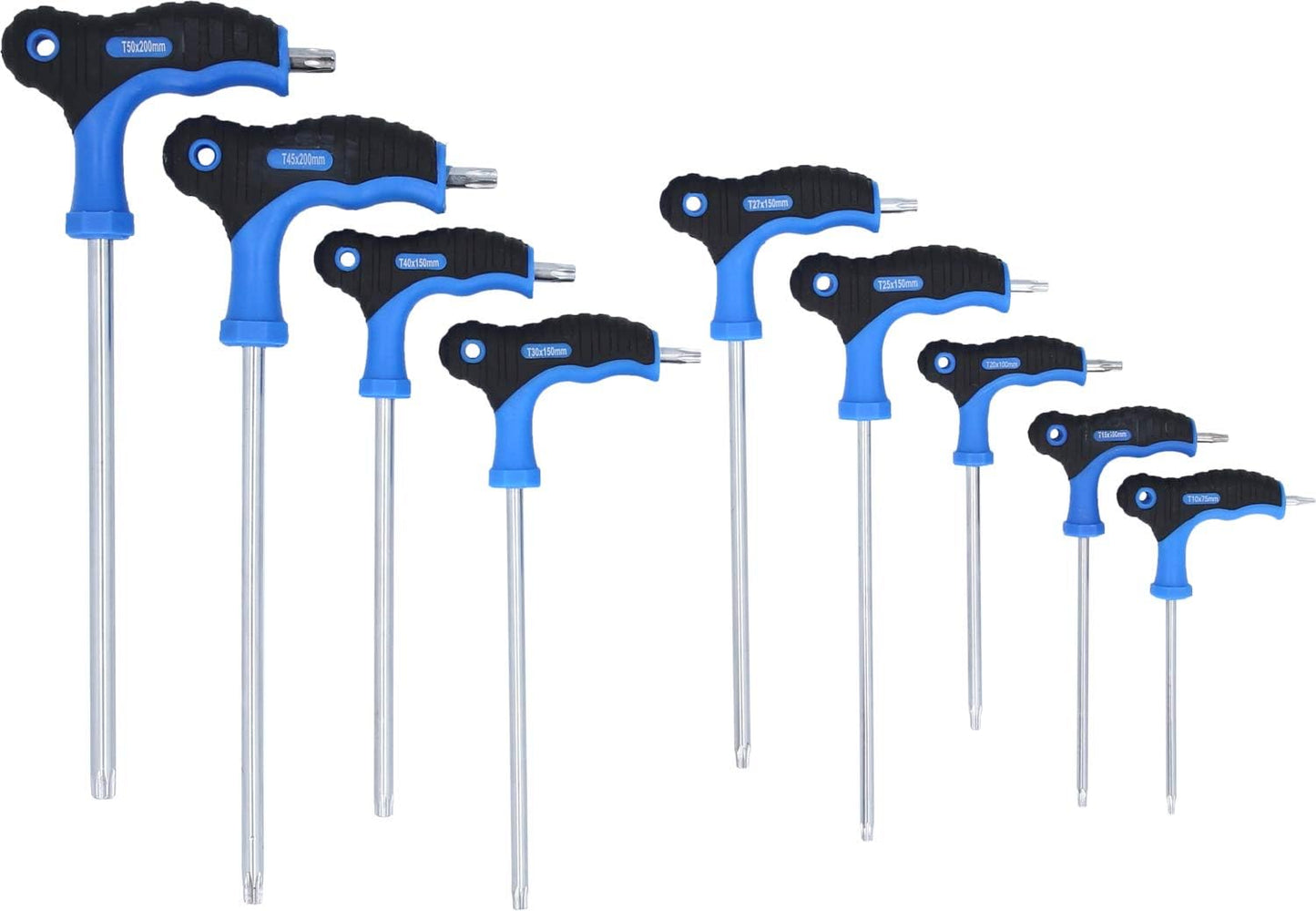 T-Griff-Torx-Winkelstiftschlüssel-Satz (9-teilig)