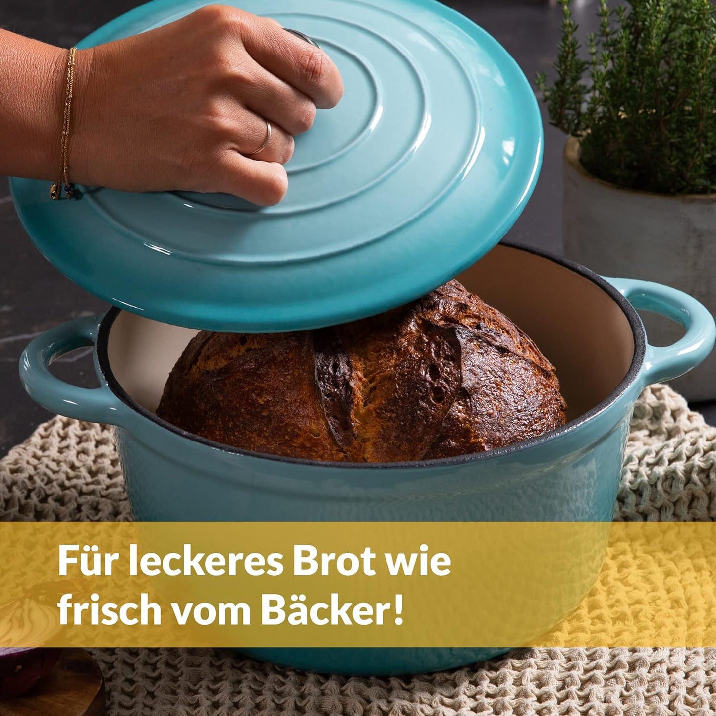 Schmortopf, 3,5 L / Blau