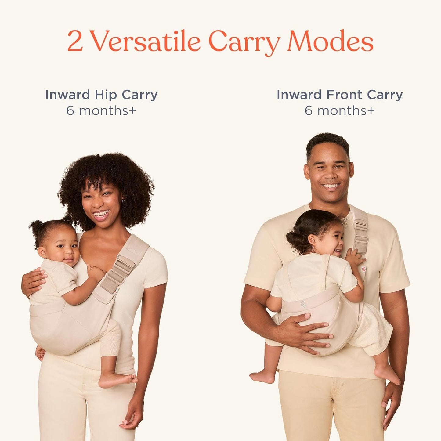Upsie Sling Babyhüfttrage, Natural Beige