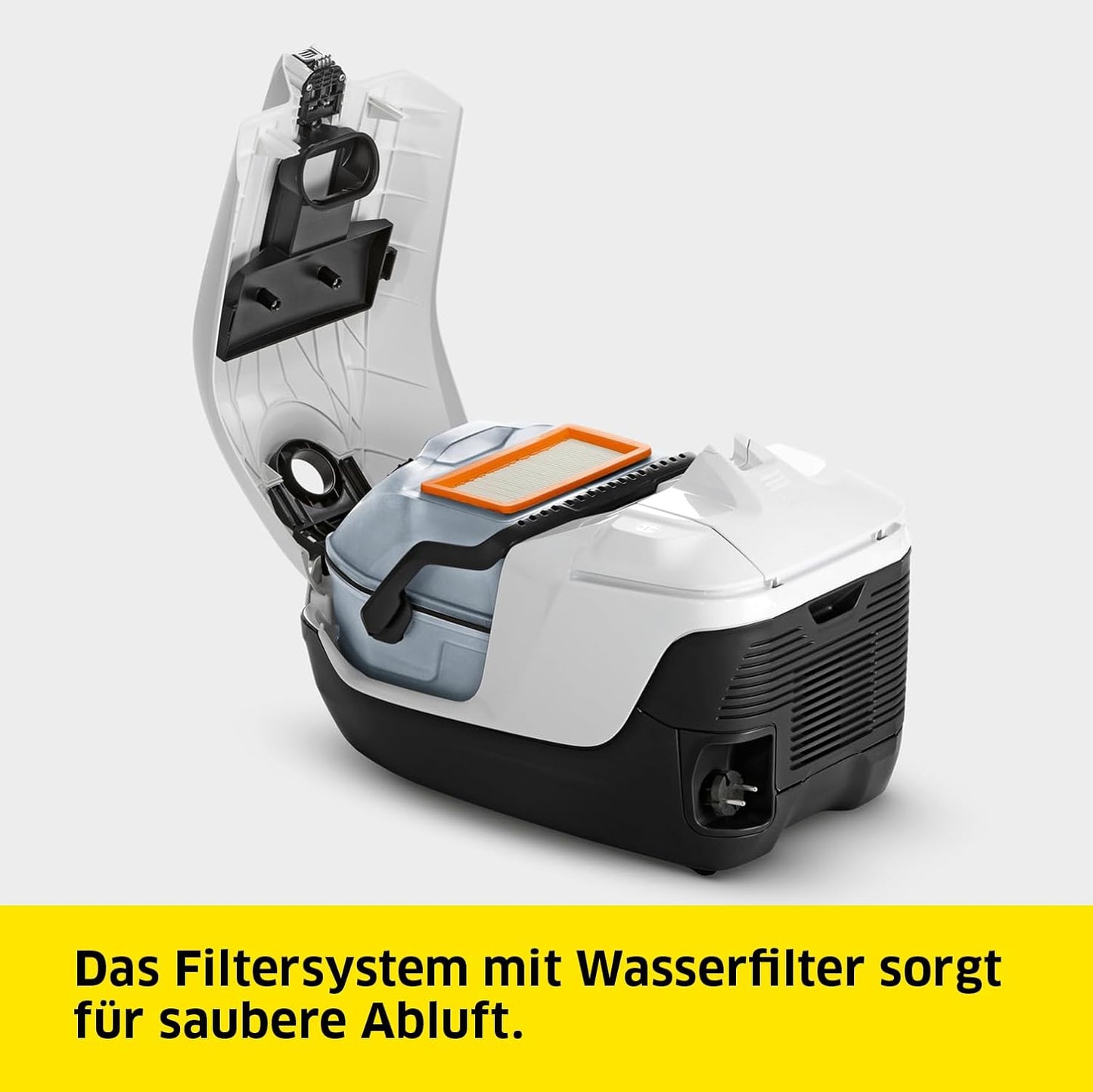 DS 6 Staubsauger mit Wasserfilter für Allergiker, Weiss