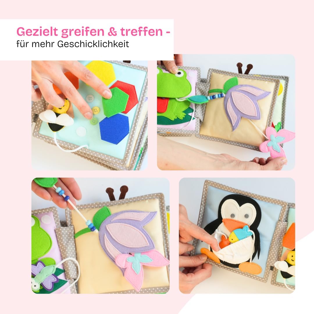Mini Quiet Book Montessori Spielzeug