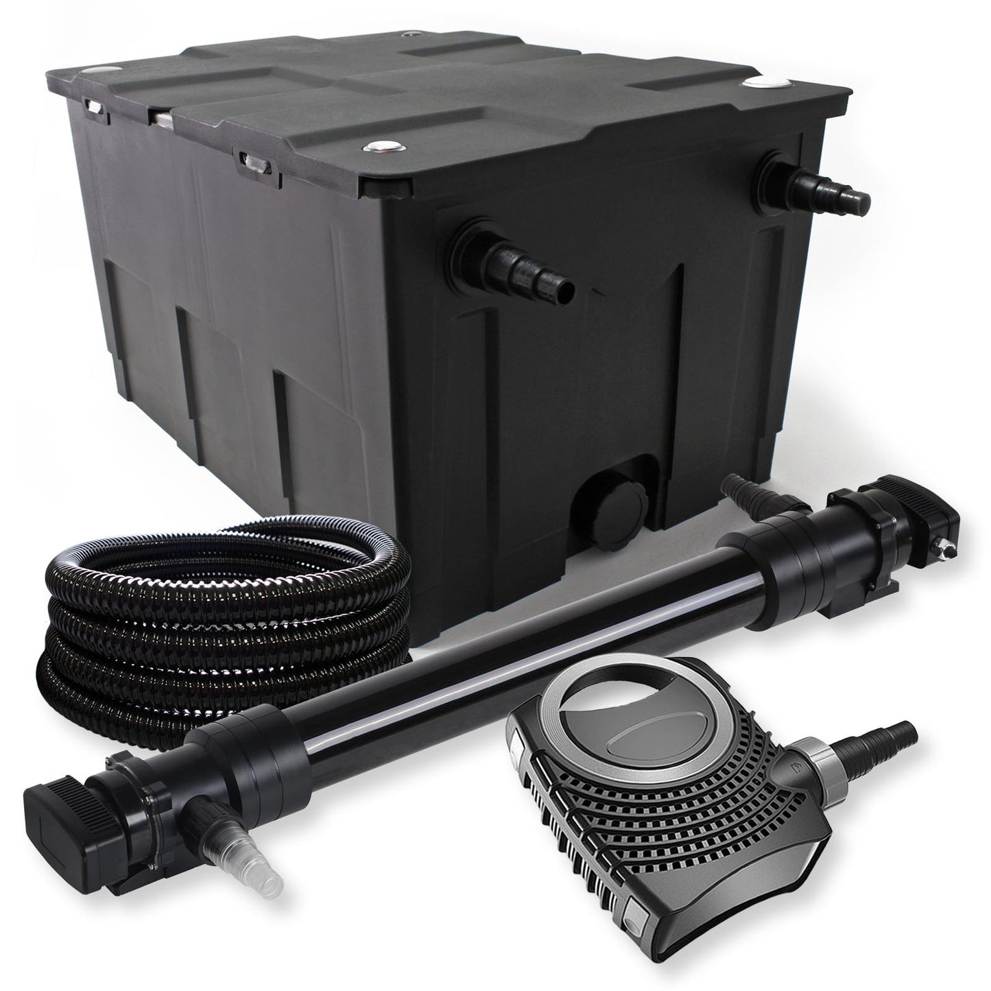 Teichfilter Komplettset mit Pumpe & Klärer